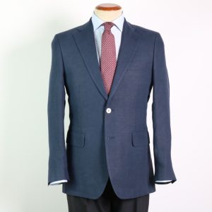 Chaqueta lino marino