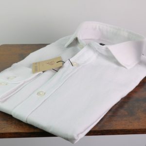 Camisa lino/algodón blanca