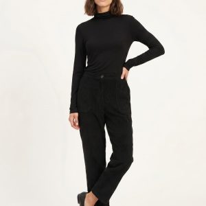 Pantalón pana negro