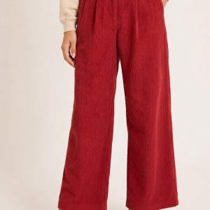 Pantalón pana rojo