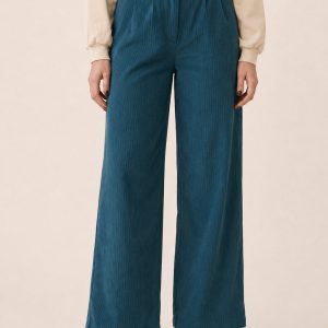 Pantalón pana azul