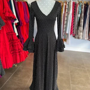 Traje Flamenca Almeria Negro