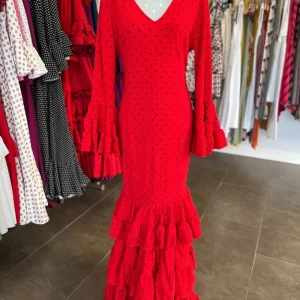 Traje Flamenca Rosario Rojo