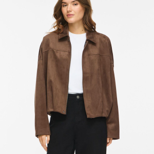 Bomber viviral marrón