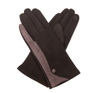 Guantes negro y gris