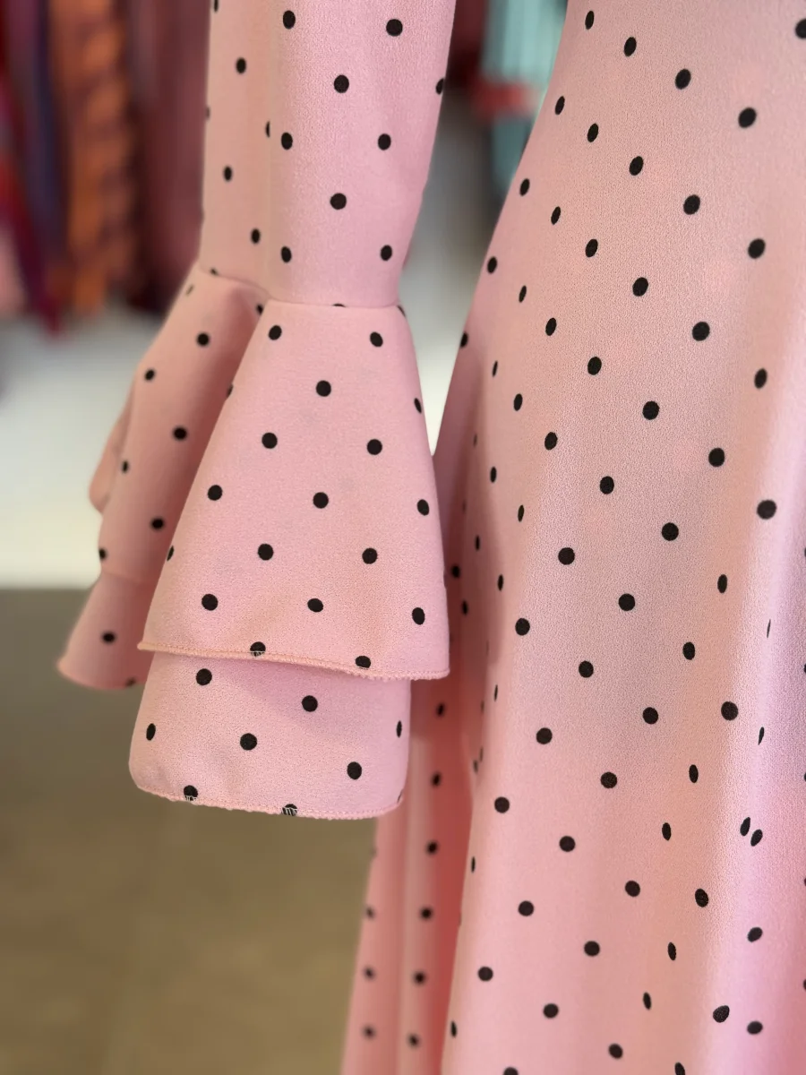 Traje Flamenca Almería rosa - Imagen 3