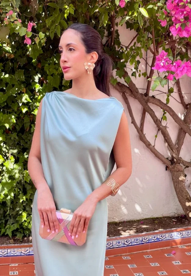 Vestido Luna verde agua - Imagen 3