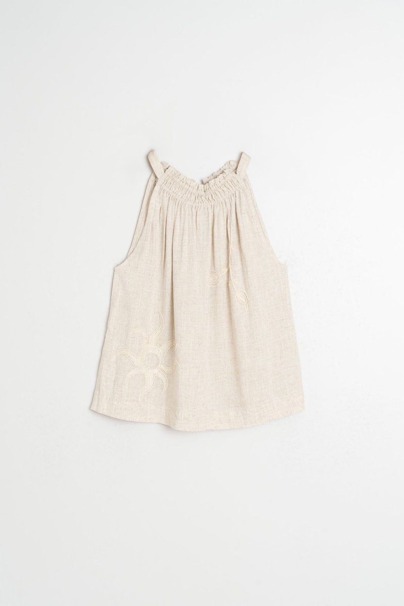 Indi&Cold top halter bordado - Imagen 5