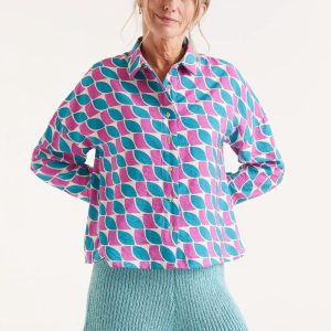 Camisa estampado Feathers