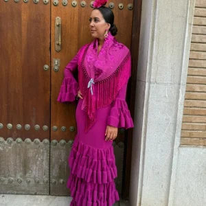 Traje Flamenca Pepa Buganvilla