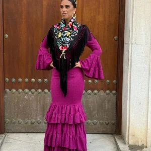 Traje Flamenca Rosario Buganvilla