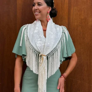 TRAJE FLAMENCA TRIANA VERDE