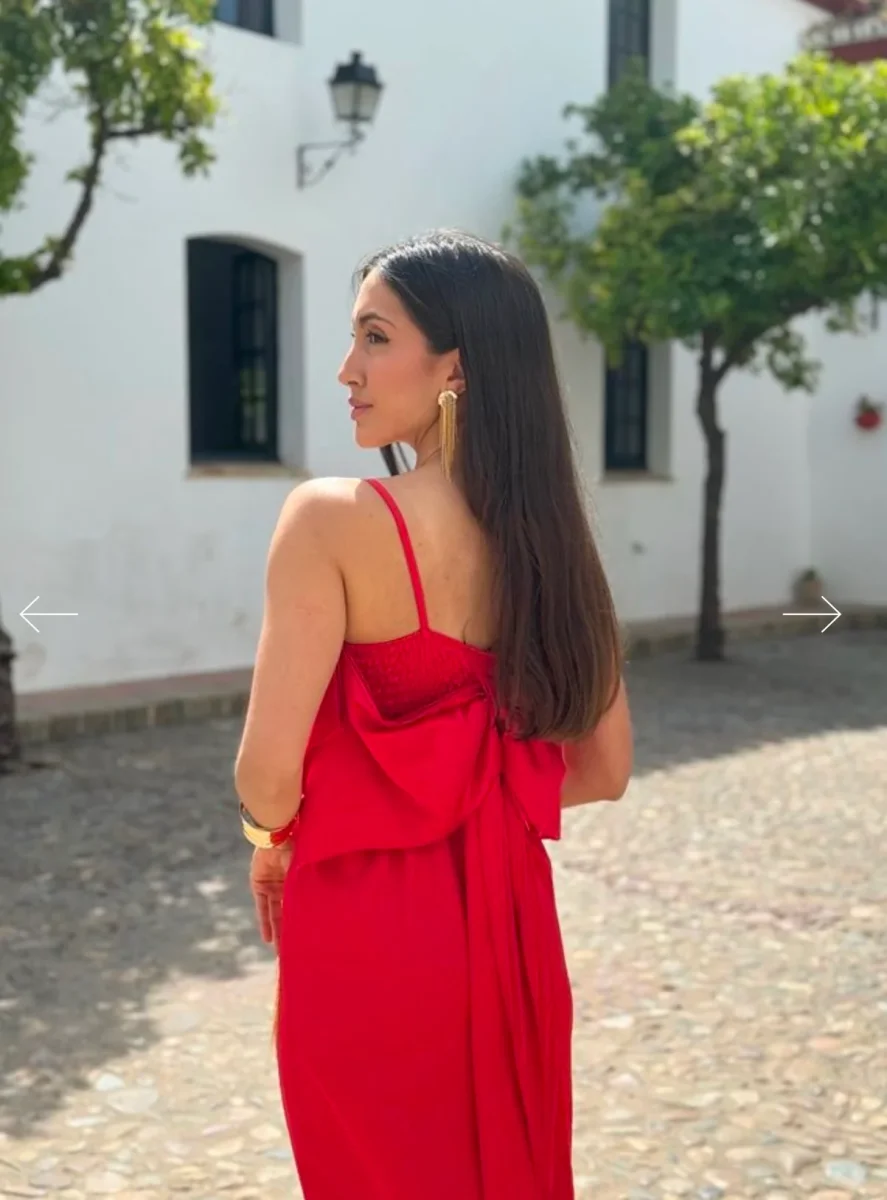 Vestido Rocio rojo - Imagen 3