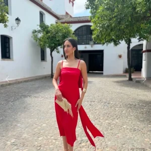 Vestido Rocio rojo