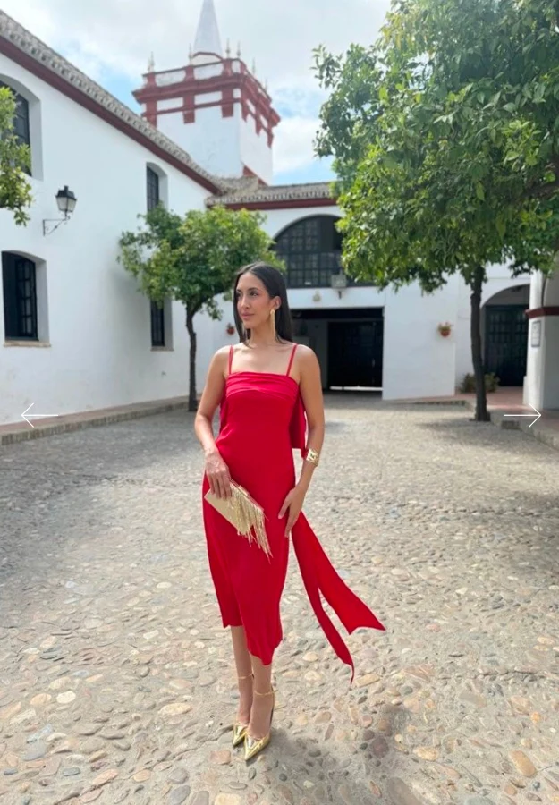 Vestido Rocio rojo - Imagen 2