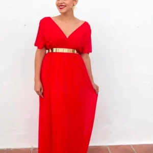 Vestido Isabel roja