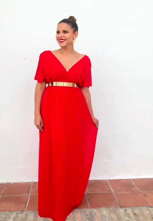 Vestido Isabel roja - Imagen 2