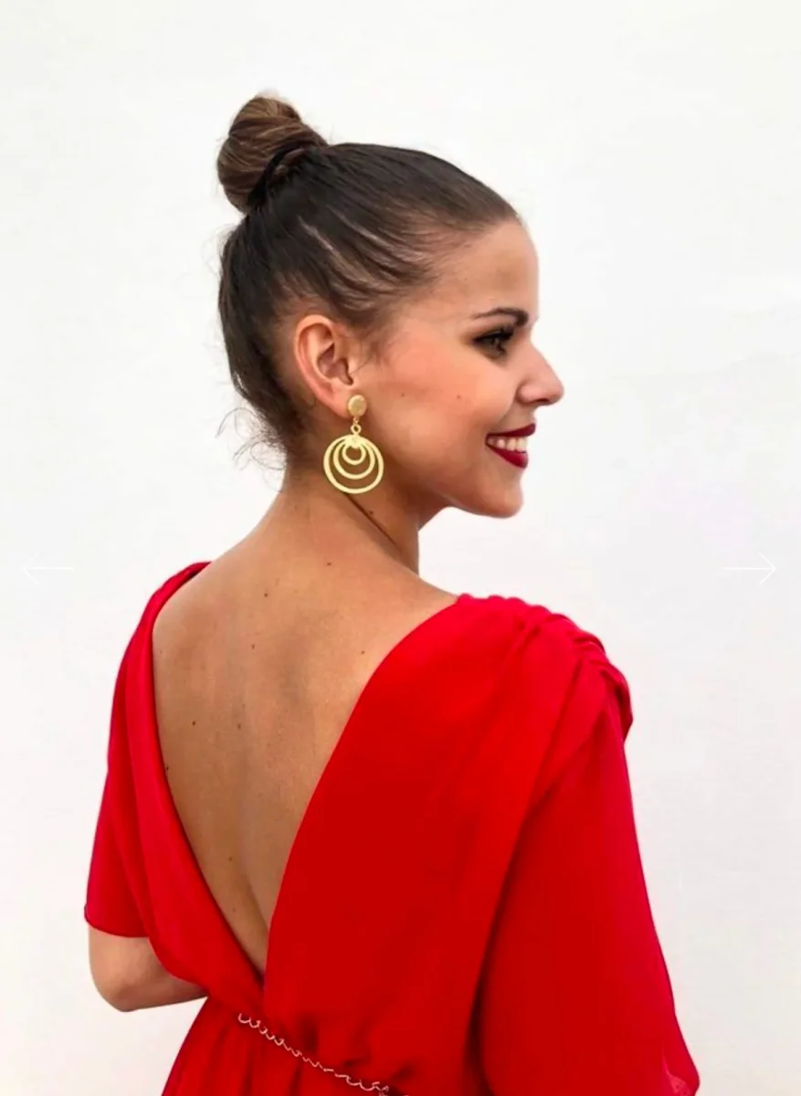 Vestido Isabel roja - Imagen 3