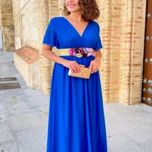 Vestido Isabel azul klein