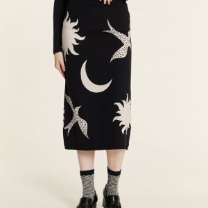 Falda punto sol y luna