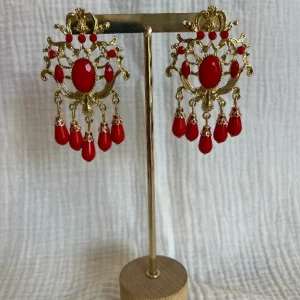 Pendiente Esperanza Rojo