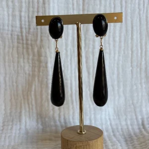 Pendientes Mery negros