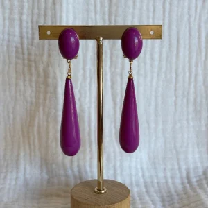 Pendientes Mery morados