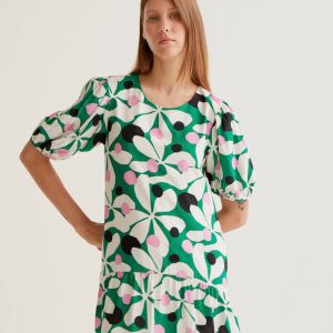 Vestido estampado Hosta