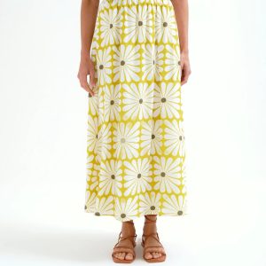 Falda Olive Flower