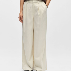 Pantalón Tuba Crema