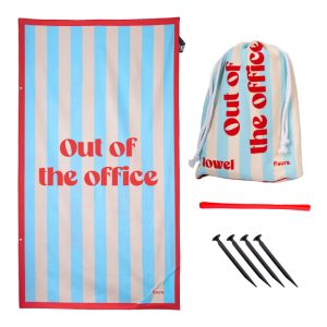 Toalla playa “Out of the office”