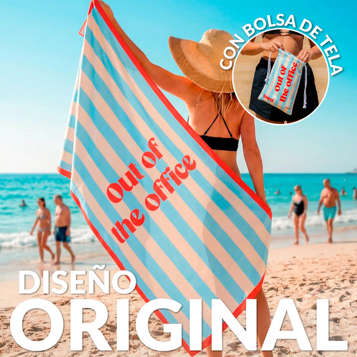 Toalla playa “Out of the office” - Imagen 3