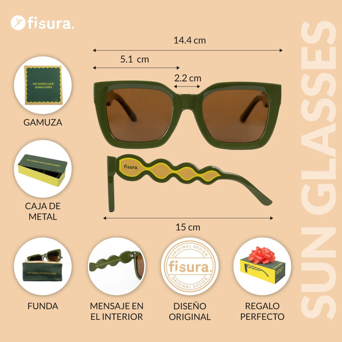 Gafas de sol «My goodluck sunglases» - Imagen 8