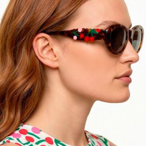 Gafas de sol marrones con estampado Guinda