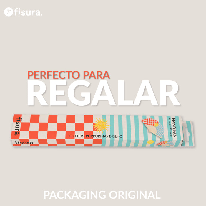 Abanico sol purpurina - Imagen 7