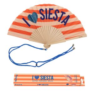 Abanico «I love siesta»