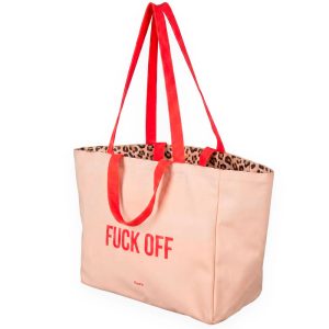 Bolsa de playa «Fuck off»