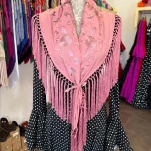 Mantón Maria al tono Rosa Maquillaje