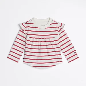 Tommy Hilfiger camiseta rayas con volante
