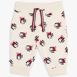 Tommy Hilfiger joggers estampados con cordon ajustable