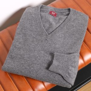 Jersey cashmere gris