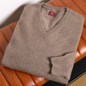 Jersey cashmere beige tostado