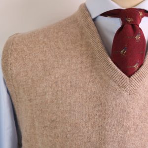 Jersey sin mangas lambswool «Cobble»