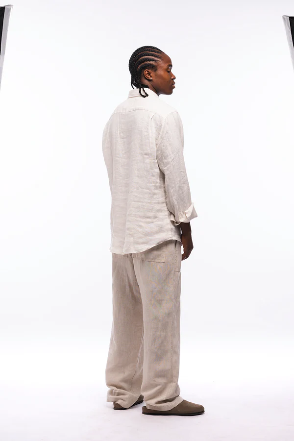 Maimono camisa Guayabera beige - Imagen 3