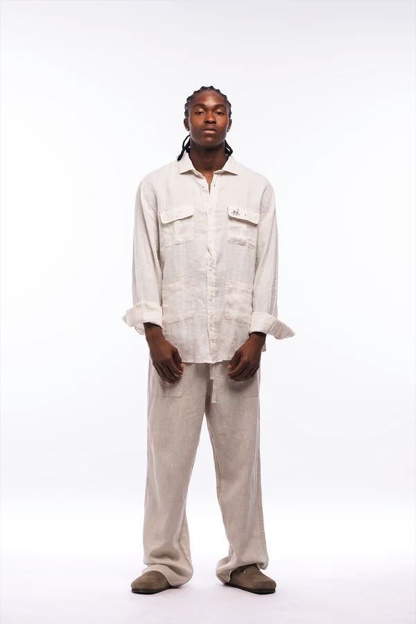 Maimono camisa Guayabera beige - Imagen 2