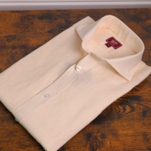 Camisa lino beige