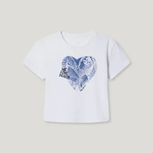 Pepe Jeans camiseta corazon estampado
