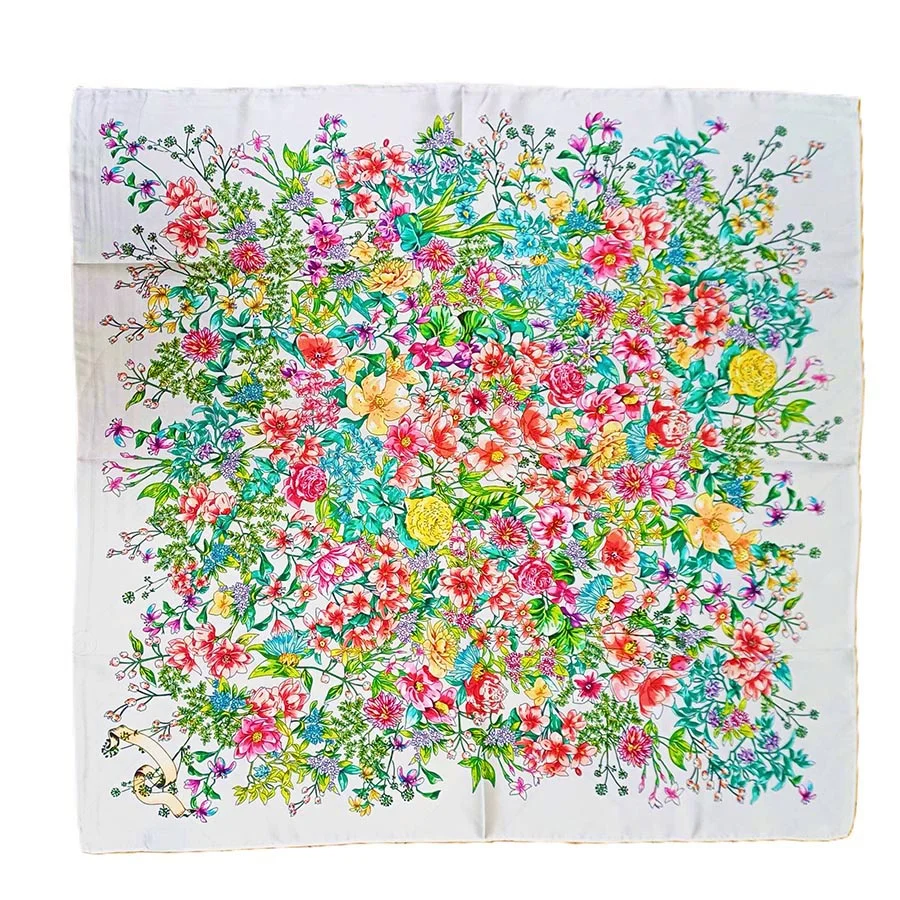 Kimono corto de semiseda verde y azul los lirios de Van gogh - Imagen 8
