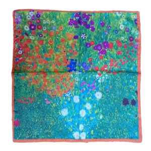 Pañuelo de semi seda 52×52 Klimt