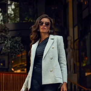 Camaleonica blazer Perla